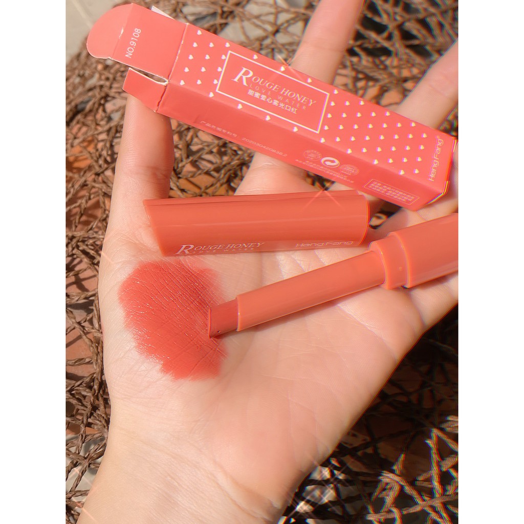 Son Lì TIM ROUGE HONEY LOVE WAITER 9108 Hengfang nội địa sỉ rẻ lâu trôi chuẩn màu mềm mịn matte lipstick makeup | BigBuy360 - bigbuy360.vn