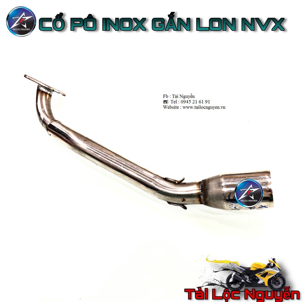 CỔ PÔ INOX GẮN LON EX2011/WINNER/NVX/FZ