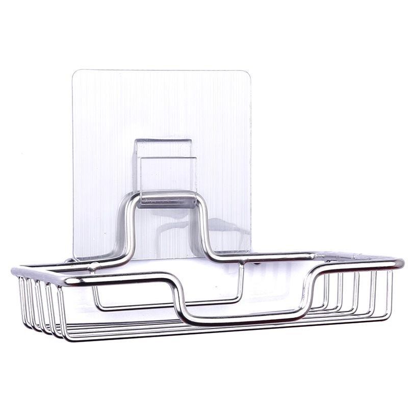 1 Móc Treo Đồ Dán Tường Trong Suốt Không Cần Đục Lỗ Đa Năng Sắp Xếp Gọn Gàng Cho Nhà Bếp Nhà Tắm