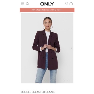 Áo Blazer 2 hàng cúc nữ