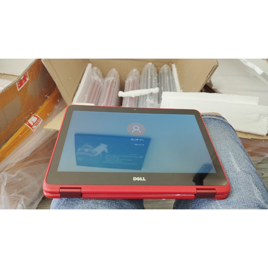 Laptop văn phòng Dell P25T AMD A6 9220e ram 4g ssd 64gb + 500gb hdd