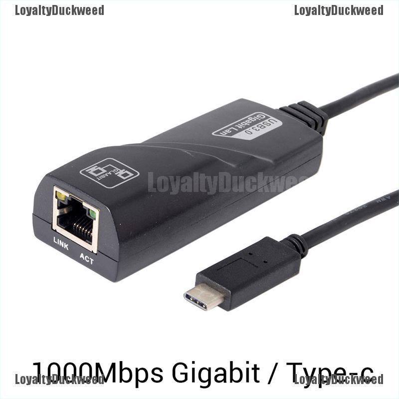 Cáp chuyển đổi 1000Mbps USB-C sang RJ45 Gigabit Ethernet LAN chuyên dụng