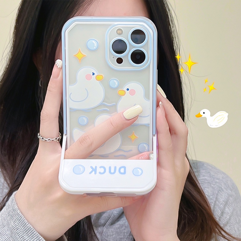 Ốp Điện Thoại Kèm Giá Đỡ Tàng Hình Phong Cách Mới Cho iphone13Promax 12Pro 11 / 6 / 7 / 8 / PLUS