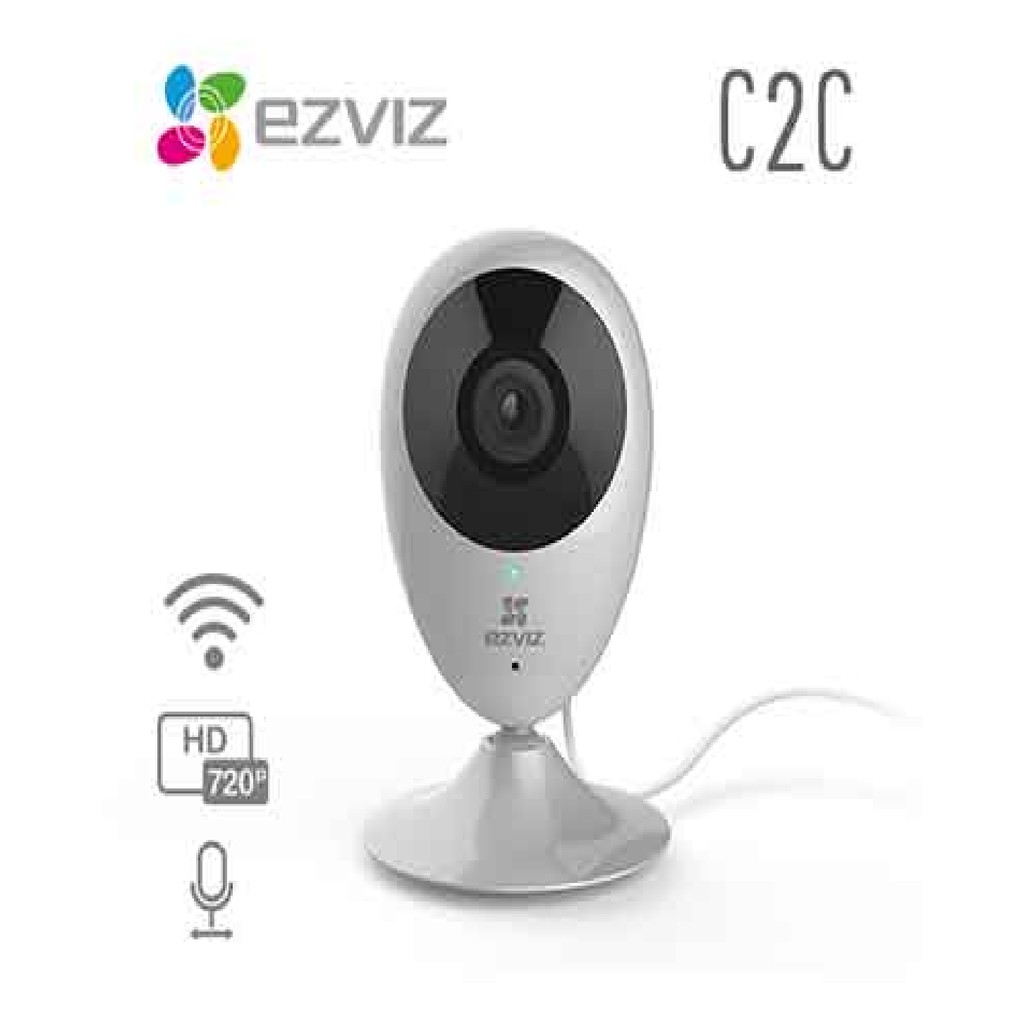 Camera Wifi Ezviz C1C PIR Gắn Tường Góc Nhìn Siêu Rộng Full HD1080p , Ezviz C2C 720P - Hàng Chính Hãng