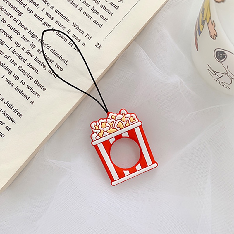 Phim hoạt hình dễ thương Điện thoại silicone mềm Dây buộc vòng ngắn có thể được sử dụng cho USB, vỏ điện thoại, móc khóa, v.v.