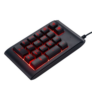 Three Colors RGB Backlit USB Wired Keyboard Waterproof Number Pad Numeric Keypad