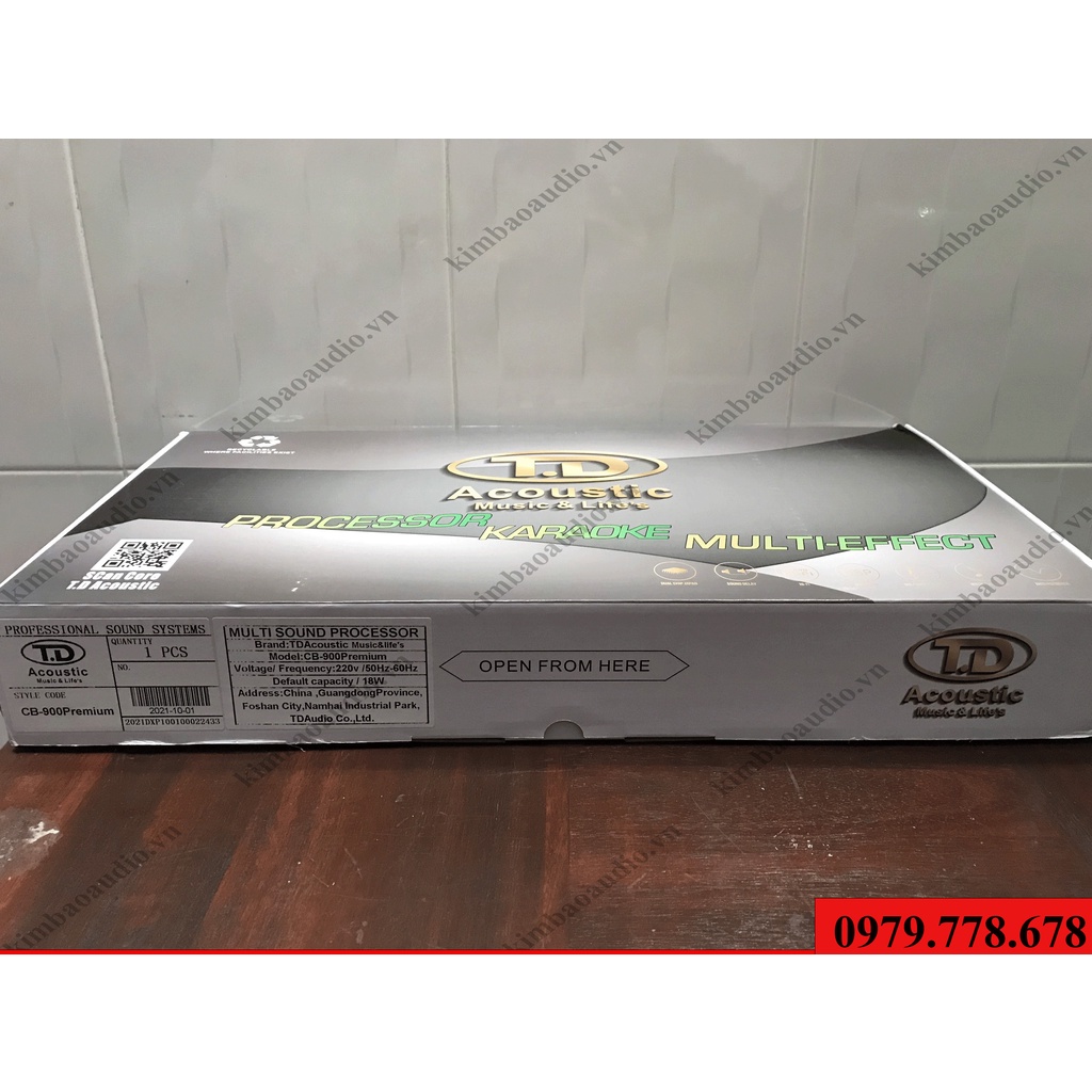 Máy Nâng Tiếng TD Acoustic CB900 Premium Chính Hãng - Tặng Dây Canon Và Dây Optical