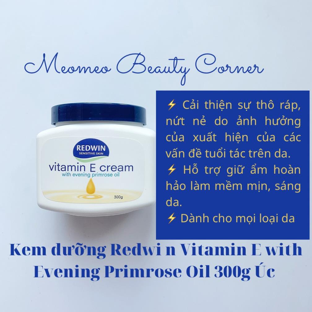 [CHÍNH HÃNG]Kem dưỡng ẩm Redwin Vitamin E cream
