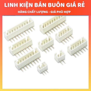 Header XH2.54 2P-10P Cái, Đực Thẳng, Đực Cong (10 Con)