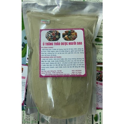 Bột Ủ Trắng Thảo Dược Người Dao 1kg handmade