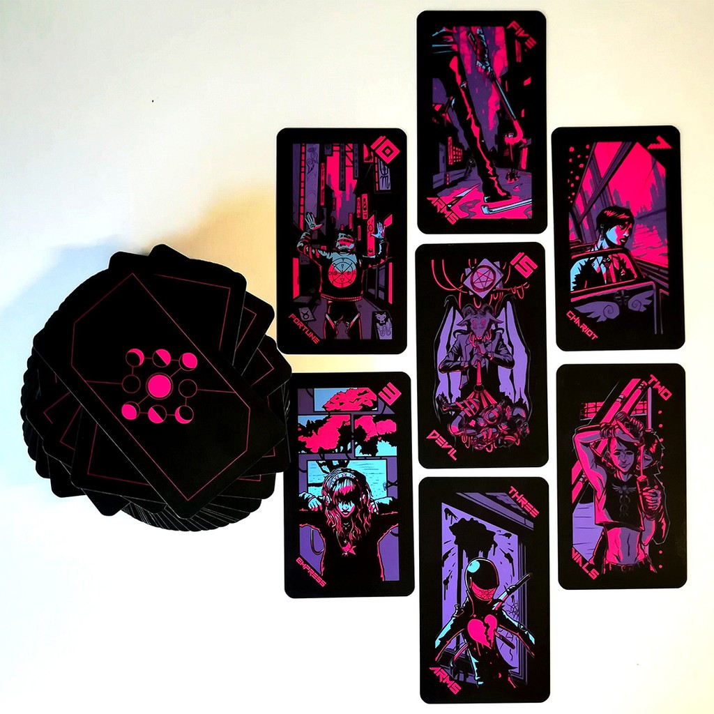 Bộ Bài Neon Moon Tarot (Mystic House Tarot Shop)