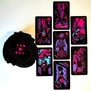 Bộ Bài Neon Moon Tarot (Guu Tarot Shop)