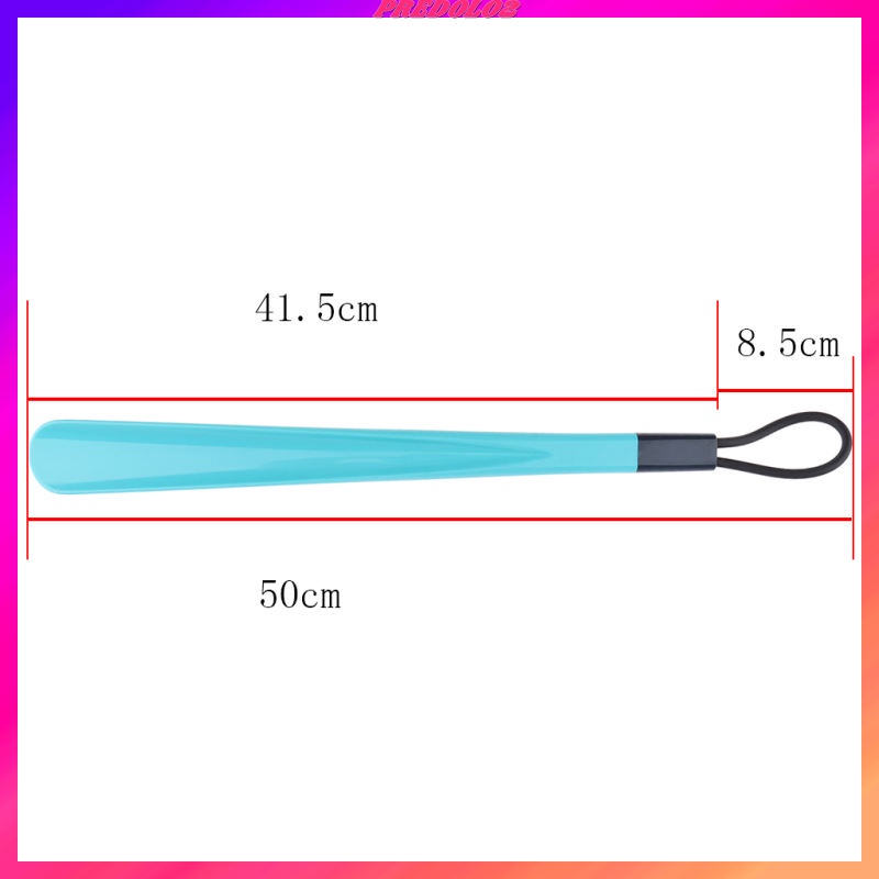 [Predolo2] Dụng Cụ Hỗ Trợ Mang Giày Bằng Nhựa 20 &quot;Tay Cầm Dài Màu Đen Chắc Chắn