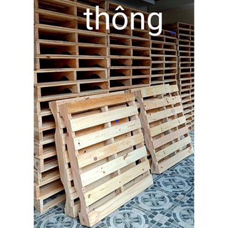 Giường pallet gỗ thông 1m2x2mx10cm
