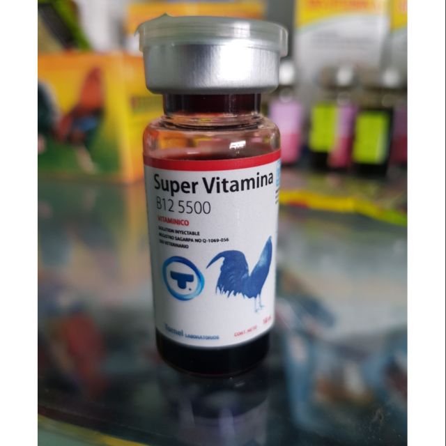 Supper vitamin b12 5500  dinh dưỡng cho thú cưng lọ 10ml