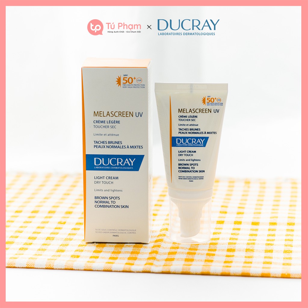 Kem Chống Nắng Ducray Melascreen UV Light Cream SPF 50+ 40ml