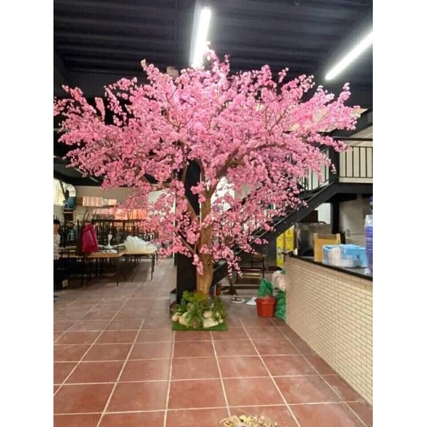 Cành hoa anh đào, hoa mai trang trí, kết cây cắm bình,decor nhà hàng-- sự kiện-- hoa giả cành dài 1m