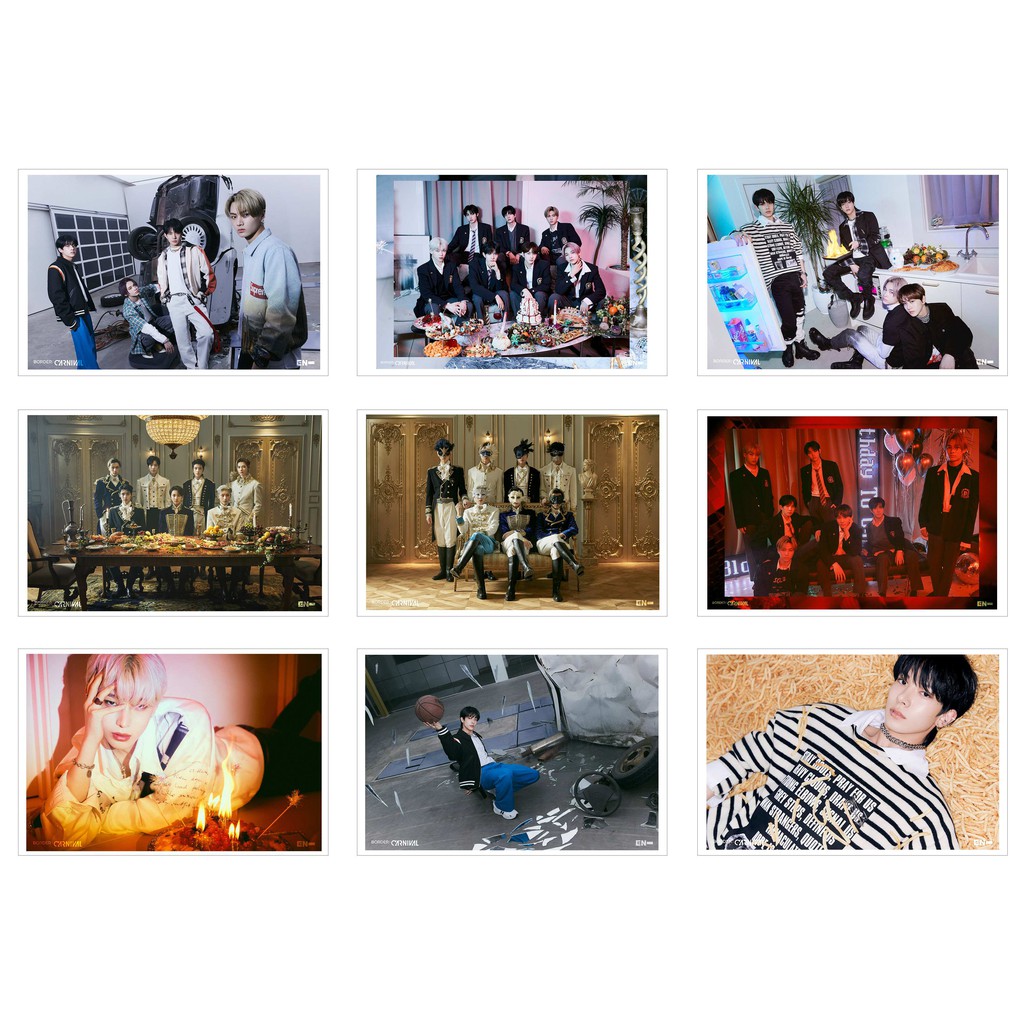 Lomo Card 63 Ảnh ENHYPEN - Border : Carnival Teaser Photos
