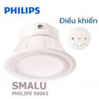 Mua Đèn âm trần 59062 đổi màu điều khiển 9w Philips