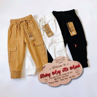 Quần kaki túi hộp cho bé
