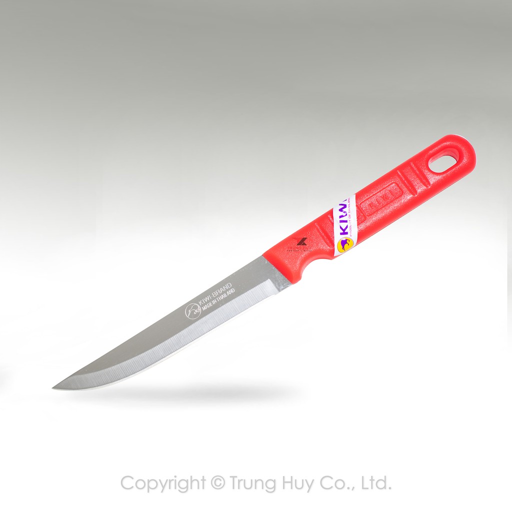 Dao gọt trái cây 5" mũi nhọn cán nhựa đỏ Kiwi R511
