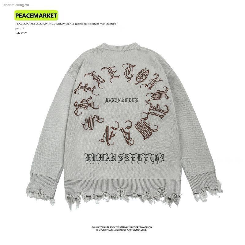 ✓Áo sweater Cổ Tròn Dáng Rộng Phong Cách hip hop Cá Tính Cho Nam Nữ