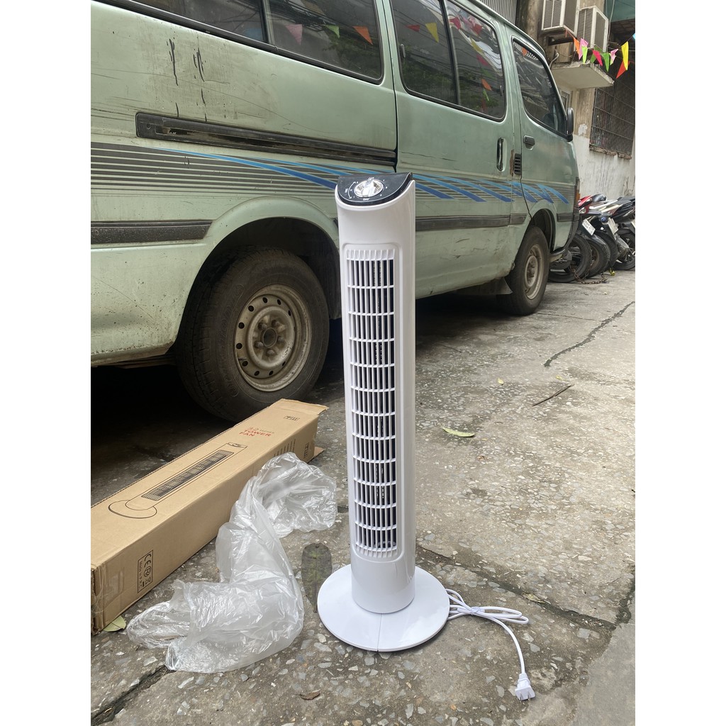 Quạt tháp không cánh,quạt hơi nước tích hợp chế độ cung cấp ion âm, lọc không khí- Bảo hành 6 tháng