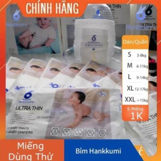 Bỉm/tã hankkumi quần dán cho bé s1/m1/l1/xl1/xxl1