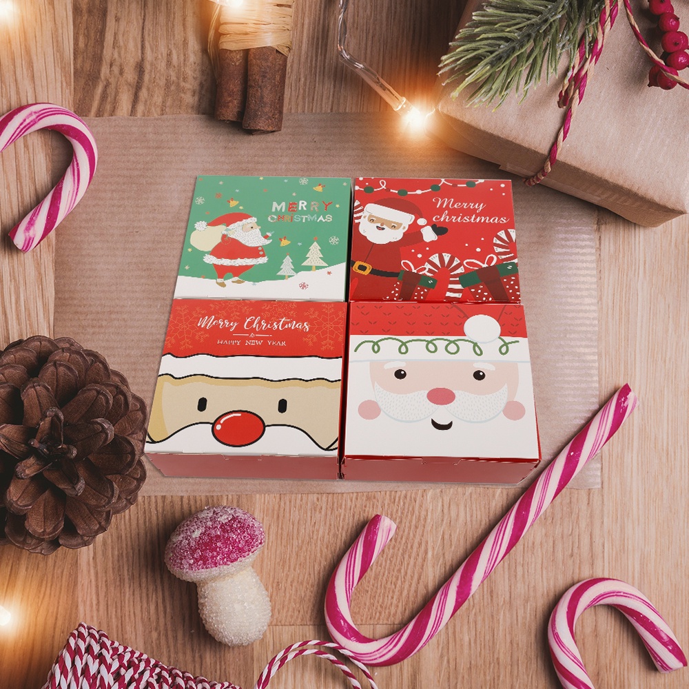 Sản Phẩm Trang Trí Giáng Sinh / Hộp Quà / Hộp Quà Tặng / Hộp Quà Nougat Tự Làm / Hạt &amp; Bánh Quy &amp; Kẹo