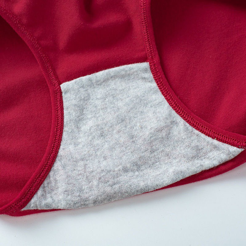 Set 5 Quần Lót Nữ Cỡ Đại(60-72kg) Cạp Cao Kèm Gen Bụng Ren Cotton Mềm Mại