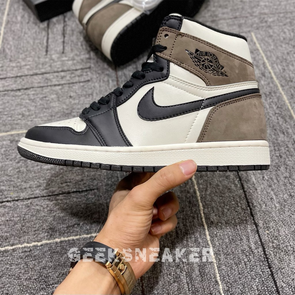 [GeekSneaker] Giày Jordan 1 High DarkMocha - Phiên bản Tiêu Chuẩn