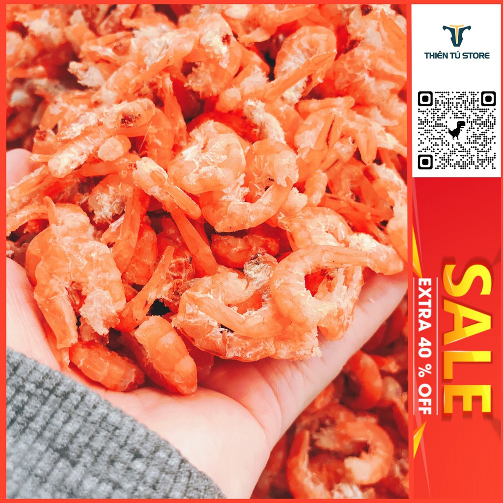 500GR Tôm khô Cà Mau loại bình dân Thiên Tú Chuyên nấu canh, nấu nước dùng, kho rim. Đảm bảo vệ sinh an toàn thực phẩm