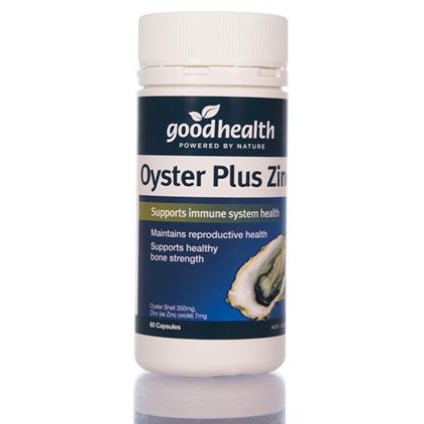 Tinh chất hàu New Zealand Good Health Oyster Plus tăng cường sinh lý nam giới (60 viên/lọ)  | 3wolves