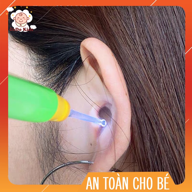 Lấy Ráy Tai Có Đèn Siêu Tiện Lợi, Dụng Cụ Lấy Ráy Tai An Toàn Cho Bé