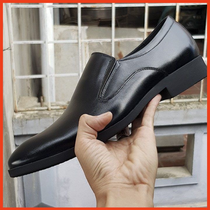 Giày Tây Trung Niên Công Sở Màu Đen Cao Cấp Giày Da Nam Đẹp
