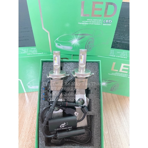 Bóng đèn pha led XHP-50 siêu sáng cho các xe dùng chân bóng H4