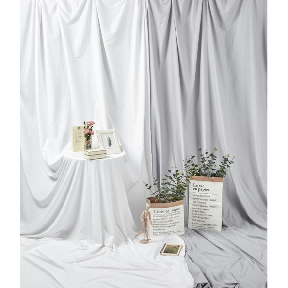 Vải chụp hình quần áo, Người Mẫu chuyên nghiệp, Phông nền poly cotton mềm mượt ít nhăn