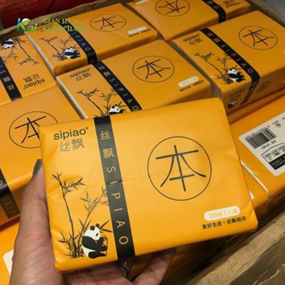 Giấy ăn Gấu Trúc Sipiao, đa dạng combo 5-10-20-30 gói (1 thùng), HÀNG THẬT 100%, giá sỉ, GIAO NHANH