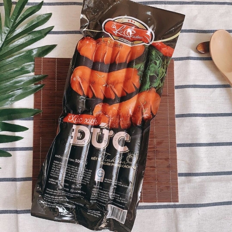 Xúc xích Đức Lacusina loại cao cấp (bao bì mới) - [500g 10 cây] - SHIP NHANH HCMo | BigBuy360 - bigbuy360.vn