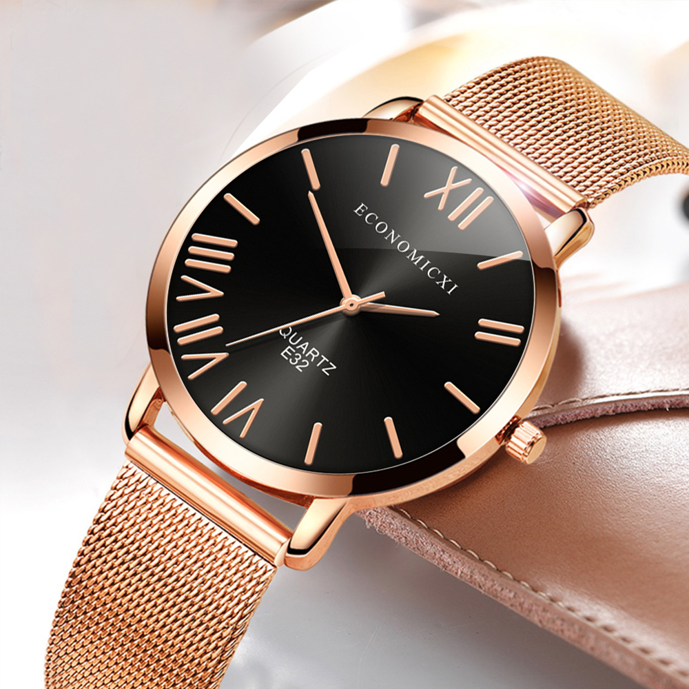 ZOLFA Fashion Womens Mesh Belt Quartz Watches Luxury Rose Gold Elegant Ladies Dress Watch Analog Dress Ladies Clocks Đồng hồ nữ