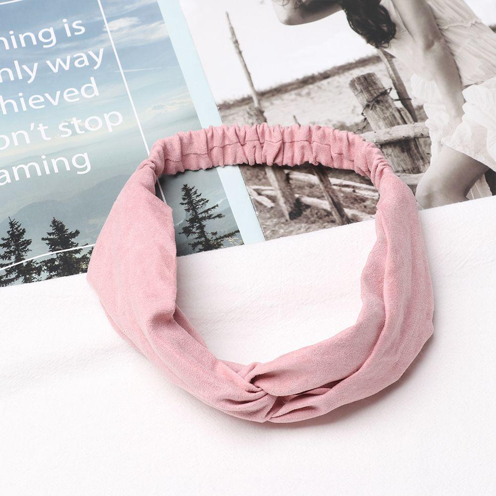 Băng Cài Đầu Co Giãn Thắt Nút In Họa Tiết Cho Nữ