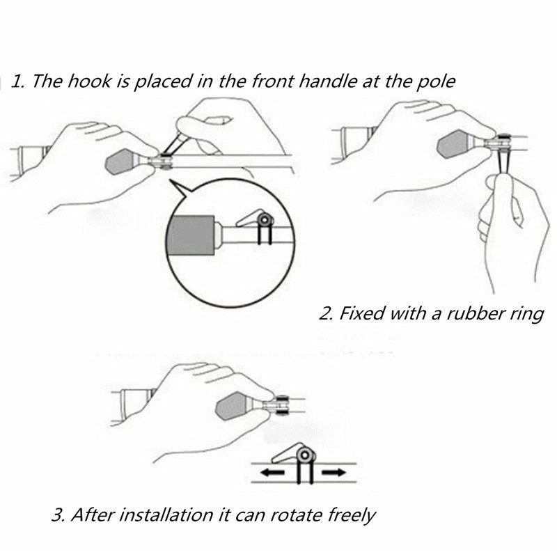 Bộ 10 Phụ Kiện Giữ Lưỡi Câu Cá Chuyên Dụng