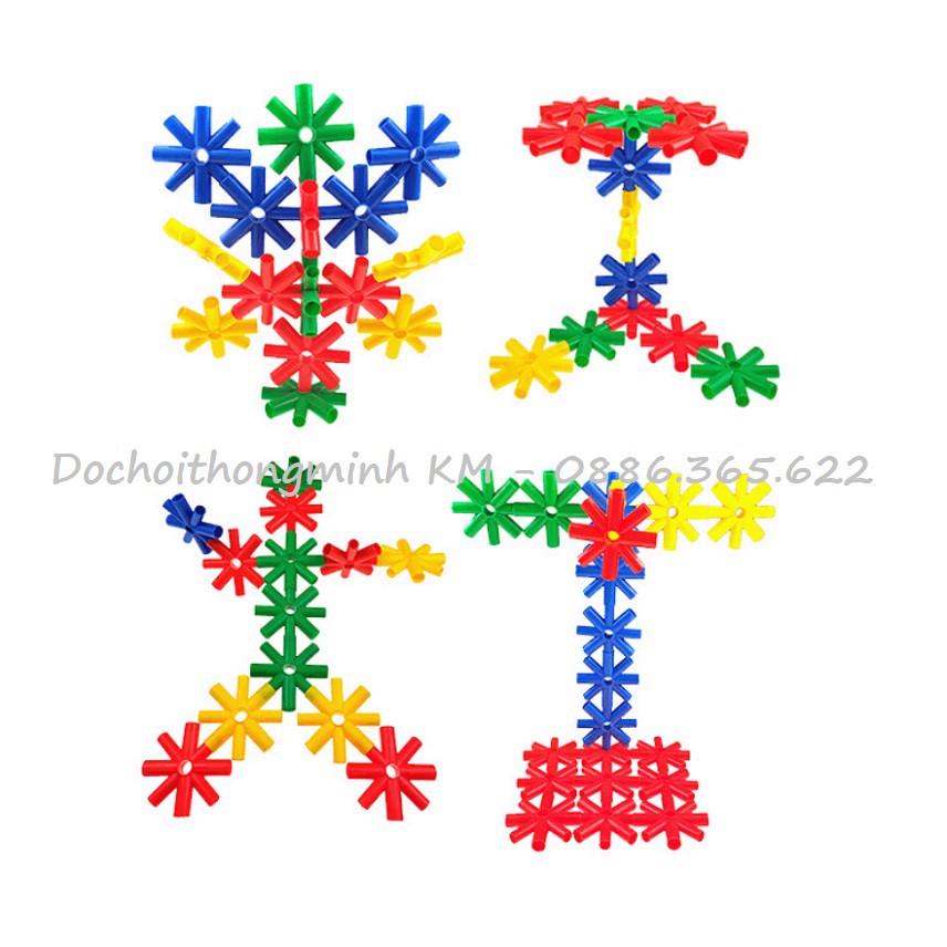 T21 - Túi Lego đường ống và hình hoa