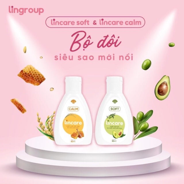 Dung dịch vệ sinh siêu dưỡng chất Lincare Soft & Lincare Calm của Lintimate