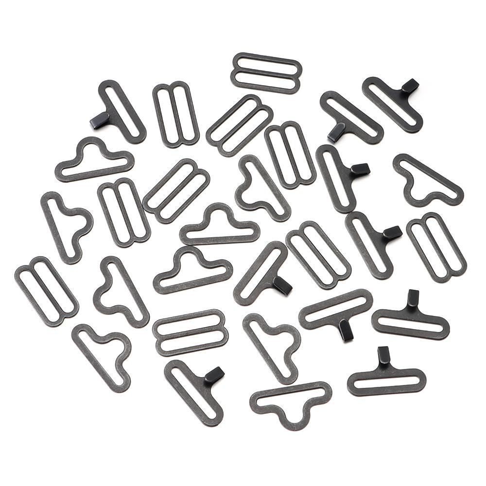 HECCEH Bộ 30 Móc Kẹp Có Thể Điều Chỉnh Tiện Dụng