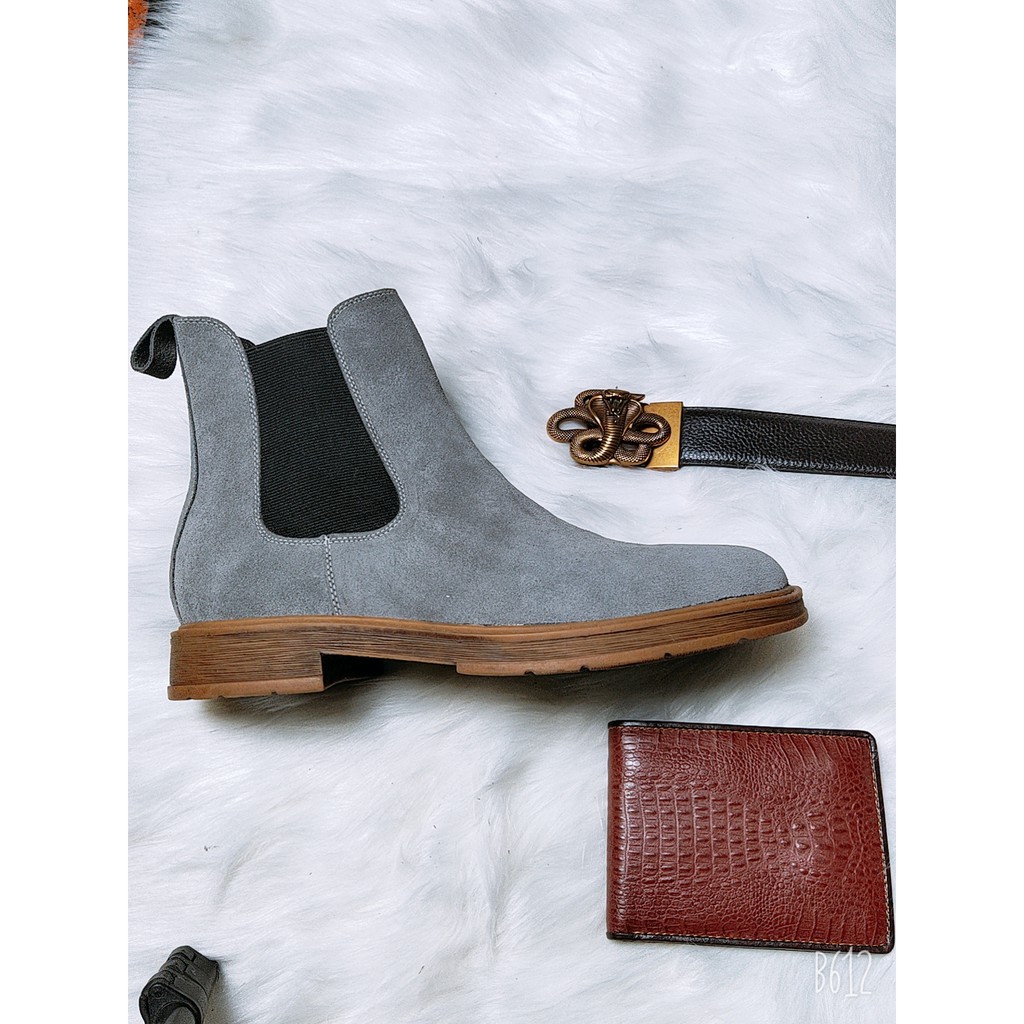 [ Hot ]Giày Chelsea Boot Nam Da Lộn Thời trang, Đế cao cấp - Loại 1 ( Bảo hành 12 tháng) Lạc Hồng Store