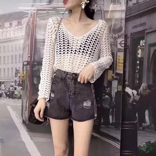 Áo lưới đi biển đi chơi