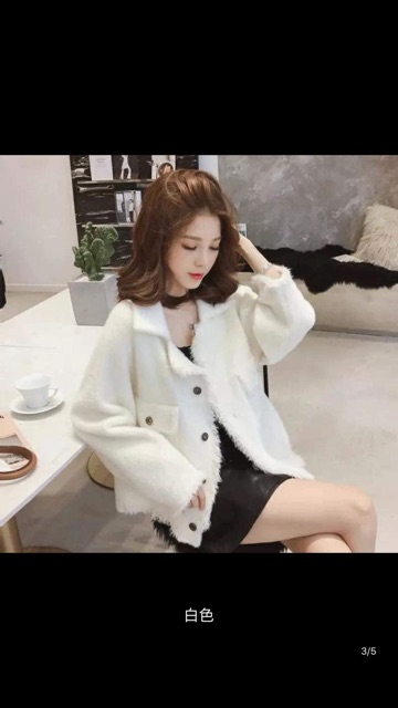 Áo vest nữ dạ lông siêu đẹp