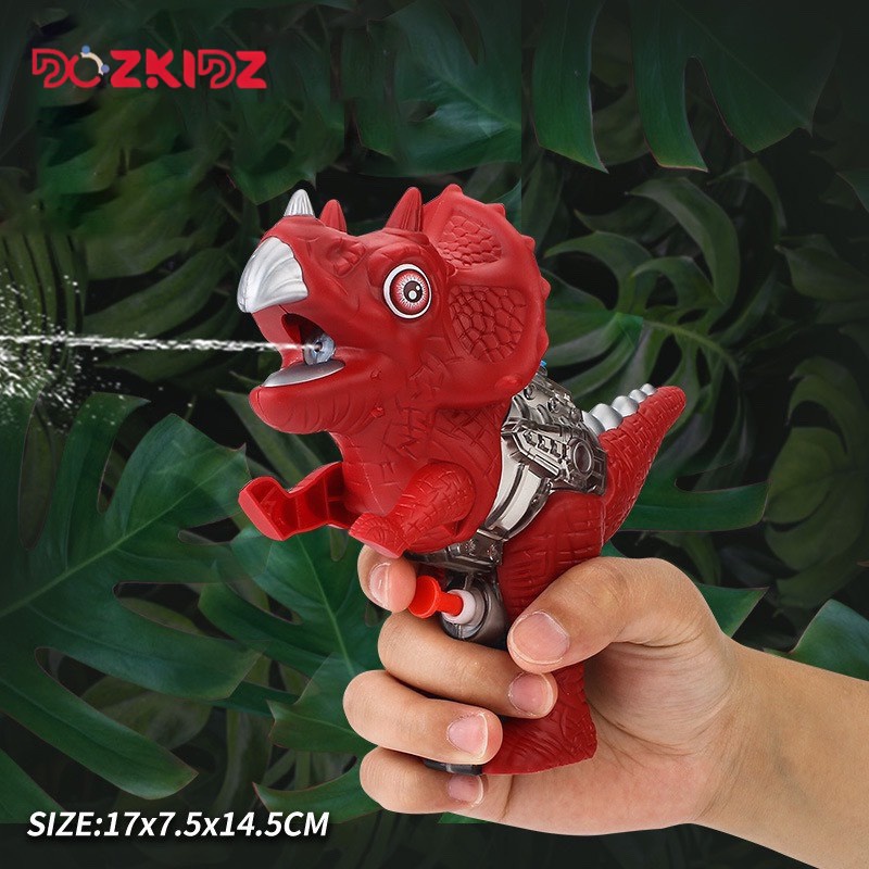 Súng nước hình khủng long, đồ chơi cho bé trai từ 1 tuổi trở lên - DOZKIDZ
