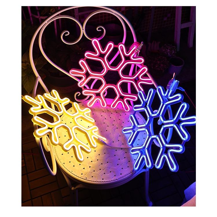 Dây đèn led NEON nhiều mẫu ngôi sao trang trí DECOR lễ hội NOEL ngoài trời , đường phố , công viên Sundecor